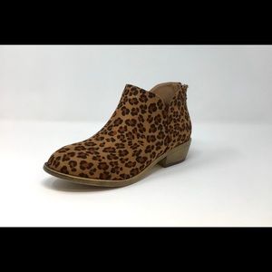 Leopard Print Booties.
